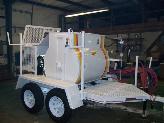 D300 HST Single Tank 300-Gallon Drywall Texture Spray Rig with Hydraulic Precision