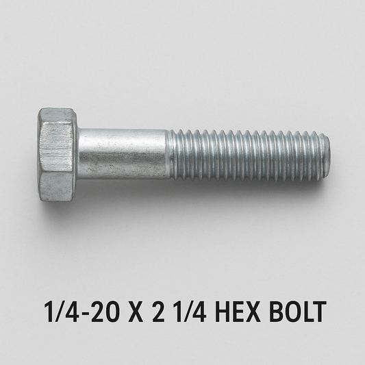 Perno hexagonal de 1/4-20 x 2 1/4"