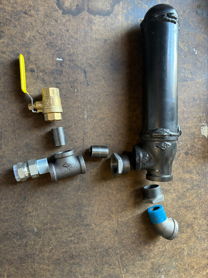 Vástago y regulador completos de 2"